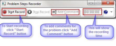 Problem Steps Recorder