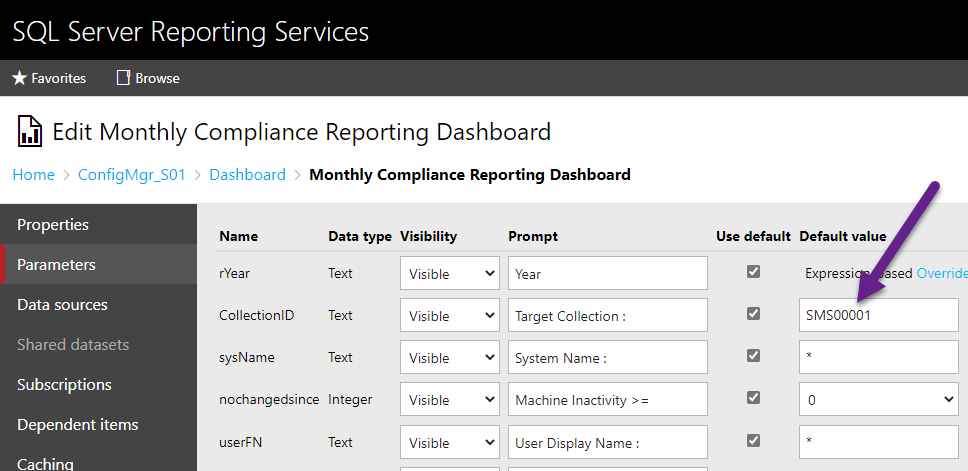 osd365-Windows-Monthly-Patch-compliance-dashboard-13-default-collection