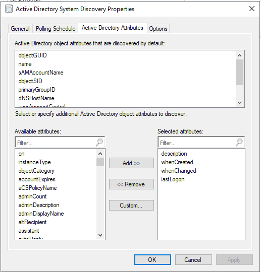 Windows Monthly Patch compliance dashboard system attributes